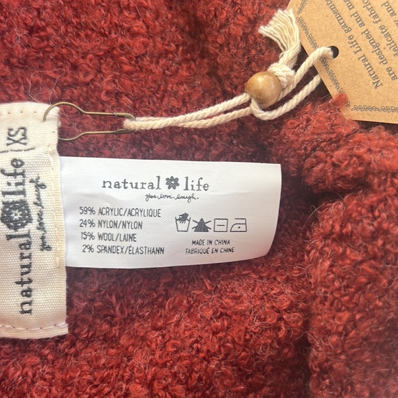 NWT Natural Life wide leg high waisted cozy, fuzzy cute sz XS but runs larger - Picture 5 of 7